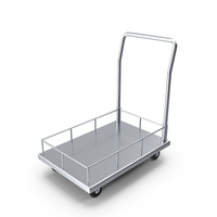 Trolley Low Platform with Railing PNG & PSD Images