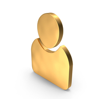Profile Icon Gold PNG & PSD Images