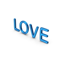 Blue Love Sign PNG & PSD Images