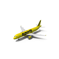Airbus A320 Spirit Airlines PNG & PSD Images