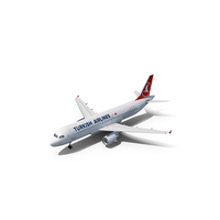 Airbus A320 Turkish Airlines PNG & PSD Images