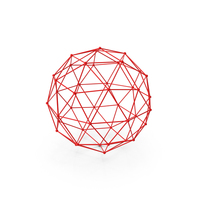 Red Wire Abstract Sphere PNG & PSD Images