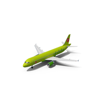 Airbus A320 S7 Airlines PNG & PSD Images