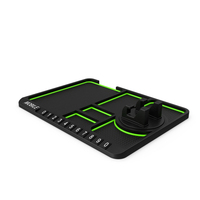 Green Car Dashboard Mat PNG & PSD Images