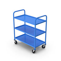 Blue Service Trolley PNG & PSD Images