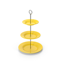 Yellow Cake Stand PNG & PSD Images