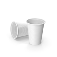 White Plastic Cups PNG & PSD Images