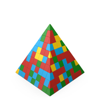 Colorful Patterned Pyramid PNG & PSD Images