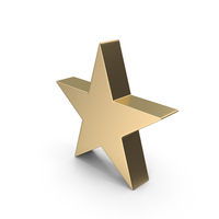 Golden Star PNG & PSD Images