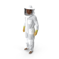 Male Beekeeper wearing Full Suit PNG & PSD Images