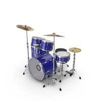 Blue Drum Set PNG & PSD Images
