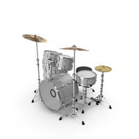 White Drum Set PNG & PSD Images