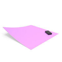 Pink Sticky Note With Magnet PNG & PSD Images