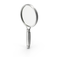 Silver Magnifying Glass PNG & PSD Images