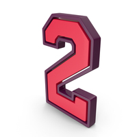 Number 2 PNG & PSD Images
