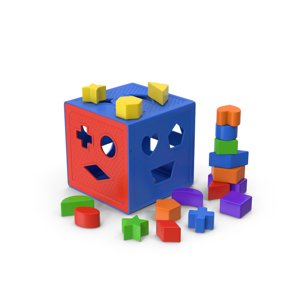 Red Blue Baby Block Shape Sorter PNG Images PSDs for Download PixelSquid S117439798