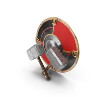 Viking Shield and Hammers PNG & PSD Images