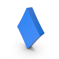 Blue Diamond Playing Card Symbol PNG & PSD Images