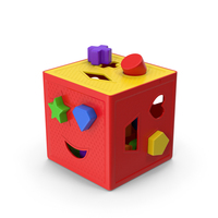 Yellow Red Baby Block Shape Sorter PNG & PSD Images