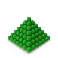 Green Sphere Pyramid PNG & PSD Images
