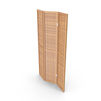 East Haven Bamboo Screen 3 Panel Room Divider PNG & PSD Images