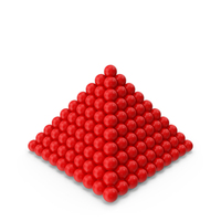Red Sphere Pyramid PNG & PSD Images