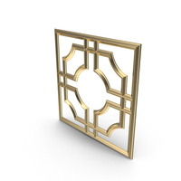 Elmwood Accent Mirror PNG & PSD Images