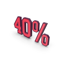 Percentage 40 PNG & PSD Images
