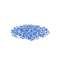 Pile Of Blue White Capsules PNG & PSD Images