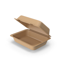 Brown Open Food Container PNG & PSD Images