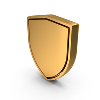 Gold Shield Symbol PNG & PSD Images