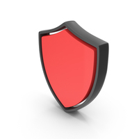 Red Black Shield Symbol PNG & PSD Images