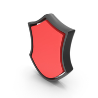 Red Black Shield Symbol PNG & PSD Images