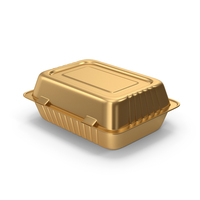 Gold Food Container PNG & PSD Images