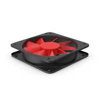 Red Cooler Fan PNG & PSD Images