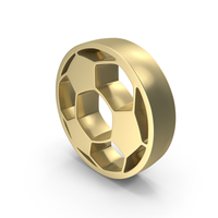 Gold Football Symbol PNG & PSD Images