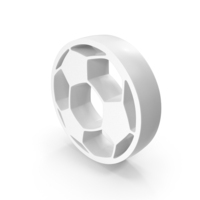 White Football Symbol PNG & PSD Images