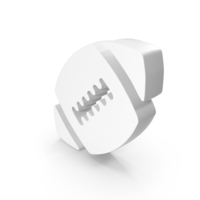 White Rugby Ball Logo PNG & PSD Images