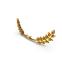 Golden Branch Decor PNG & PSD Images