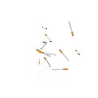 掉落的烟草香烟PNG和PSD图像