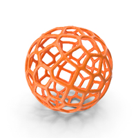 Orange Abstract Sphere PNG & PSD Images