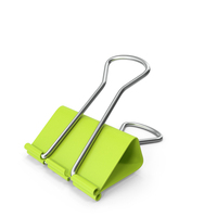 Green Binder Clip PNG & PSD Images