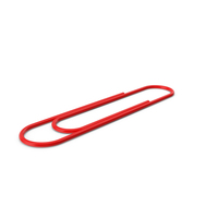 Red Paperclip PNG & PSD Images