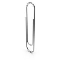 Silver Paper Clip PNG & PSD Images