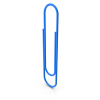 Blue Paper Clip PNG & PSD Images