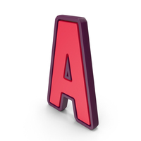 Letter Red A PNG & PSD Images