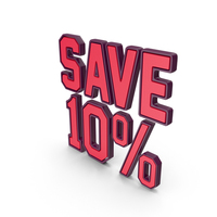 Save Percentage 10 PNG & PSD Images
