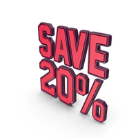 Save Percentage 20 PNG & PSD Images