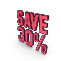 Save Percentage 30 PNG & PSD Images
