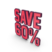 Save Percentage 060 PNG & PSD Images